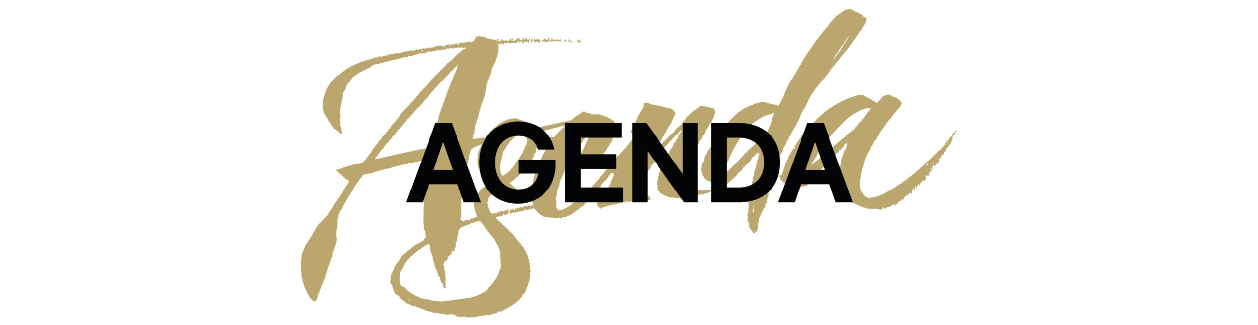 Agenda Banner